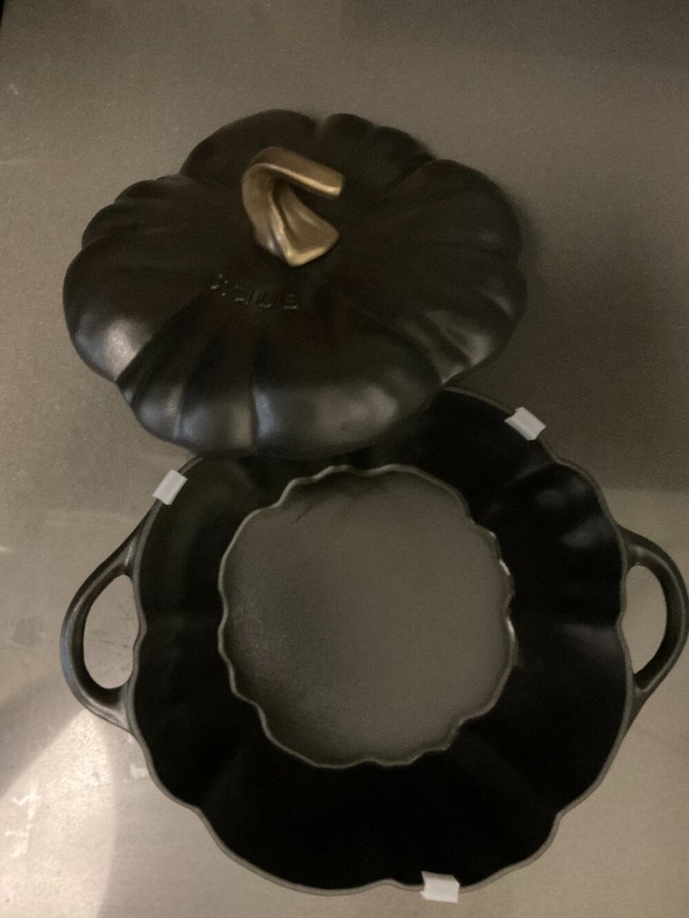 Staub Cast Iron Pumpkin Dutch Oven 3.5-Quart